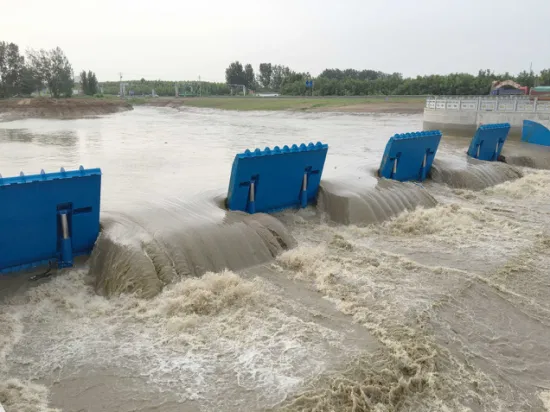 Providing Elevator Dam Construction Design Store Water Irrigate Landscape Flood Control Landscape Sluice Gate Steel Dam Steel Sluice